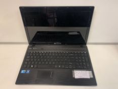 PACKARD BELL PEW 91 LAPTOP, INTEL CORE i3, 2.53GHZ, WINDOWS 10, 250GB HDD WITH CHARGER