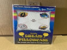 96 X BRAND NEW NOVELTY DREAM PILLOWCASES IN 2 BOXES (359/25)