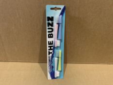 72 X BRAND NEW THE BUZZ POWERED TOOTHBRUSH REPLACEMET BRUSHES (664/25)