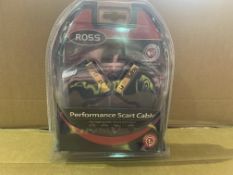 21 X BRAND NEW ROSS PERFORMANCE SCART CABLES