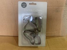 144 X BRAND NEW COOKIE CUTTER SETS IN 4 BOXES