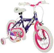 BOXED 14 INCH GIRLS BUTTERFLY BIKE WITH STABLISERS