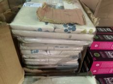 14 x NEW PACKJAGED ASSORTED SETS OF LUXURY CURTAINS