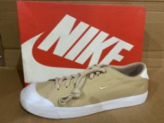 2 X BRAND NEW NIKE ALL COURT LOW CANVAS TRAINERS SIZES 11 AND 9