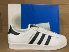 4 X BRAND NEW ADIDAS SUPERSTAR SIZE 9.5