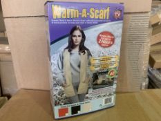 24 X BRAND NEW AS SEEN ON TV WARM-A-SCARF