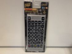 20 X NEW PACKAGED ENZO JUMBO UNIVERSAL REMOTE CONTROLS