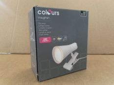 21 X BRAND NEW COLOURS VAUGHAN CLIP LAMPS