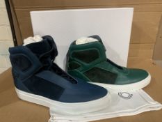 4 X BRAND NEW CIPHER SENTIENT DEEP GREEN MARINE TRAINERS SIZE 42 RRP £200 EACH