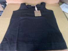 50 X NEW PACKAGED STAFF LADIES VESTS IN ASSORTED SIZES