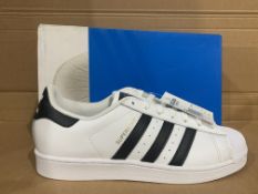 6 X BRAND NEW ADIDAS SUPERSTAR TRAINERS SIZE 8.5