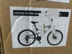 BOXED CROSS DXT500 DUAL SUSPENSION 26 INCH MENS BIKE