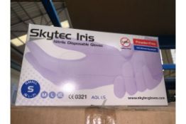 10 X PACKS OF 100 SKYTEC IRIS DISPOSABLE GLOVES (1282/18/5)