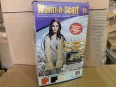 48 X BRAND NEW AS SEEN ON TV WARM-A-SCARF