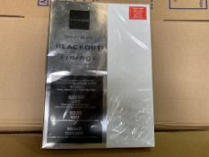 20 X BRAND NEW NORWOOD READY MADE BLACKOUT LININGS IN VARIOUS STYLES AND SIZES