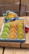 1 x Pallet containing THE SILVER CRANE CO tins - Medium Assorted Fruit Slices. Orange, lime and