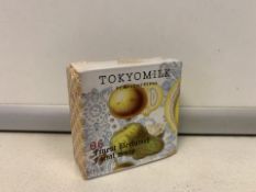 (P31) PALLET TO CONTAIN 3,000 x TOKYO MILK BY MARGOS ELENA FINESH PERFUMED FACIAL SOAP. 20G.