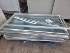 (P214) PALLET TO CONTAIN 14 x ASSORTED EX DISPLAY BI-FOLD/SLIDING SHOWER DOORS