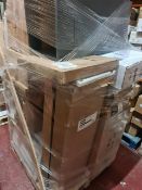 (J176) PALLET TO CONTIAN A LARGE QTY OF VARIOUS ITEMS TO INCLUDE TOILET, BASIN VANITY UNITS,