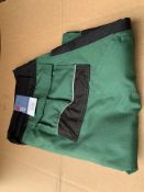 7 X BRAND NEW DICKIES PRO SHORTS GREEN AND BLACK SIZE 54/38/48 (1186/1)