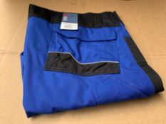 9 X BRAND NEW DICKIES PRO SHORTS ROYAL BLUE/BLACK SIZE 64/48/58 (1199/1)