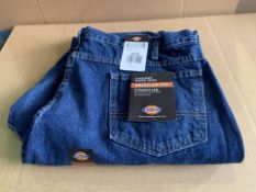 6 X BRAND NEW DICKIES 5 POCKET WORK JEAN REGULAR FIT STRAIGHT LEG SIZE 42 X 32 (724/1)