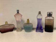 5 X PERFUMES/AFTERSHAVES 80-100% FULL INCLUDING DAVIDOFF ETC (1142/1)