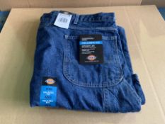 8 X BRAND NEW DICKIES RELAXED FIT STRAIGHT LEG CARPENTER JEANS SIZE 48 X 30 (709/1)