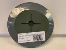 20 X BRAND NEW PACKS OF 20 GRIT 100 SANDING DISCS IN 2 BOXES (1288/1)