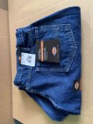 6 X BRAND NEW DICKIES 5 POCKET WORK JEAN REGULAR FIT STRAIGHT LEG SIZE 42 X 32 (725/1)