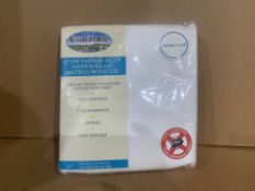 12 X NEW PACKAGED CHILTERN HOUSE DUSTMITE PROOF WATER REPELLENT MATTRESS PROTECTORS SIZE: DOUBLE (