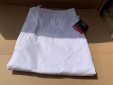 7 X BRAND NEW DICKIES MEDICAL WHITE TROUSERS MEDICAL UNIFORMS IN VARIOUS SIZES (1173/1)