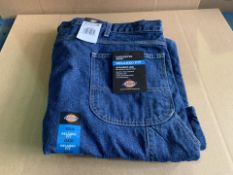8 X BRAND NEW DICKIES RELAXED FIT STRAIGHT LEG CARPENTER JEANS SIZE 48 X 30 (710/1)