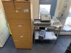 4 DRAWER FILING CABINET AND OFFICE TABLE