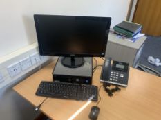 DELL PC WITH PHILLIPS MONITOR, KEYBOARD AND MOUSE