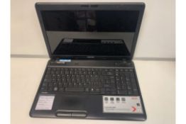 TOSHIBA C660 LAPTOP, WINDOWS 10, 500GB HDD WITH CHARGER (104/25)