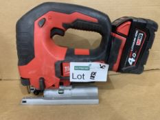 MILWAUKEE M18 BJS-0 18V LI-ION CORDLESS JIGSAW COMES WITH BATTERY. UNCHECKED ITEM