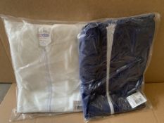 100 X BRAND NEW NON WOVEN COVERALLS IN VARIOUS STYLES AND SIZES