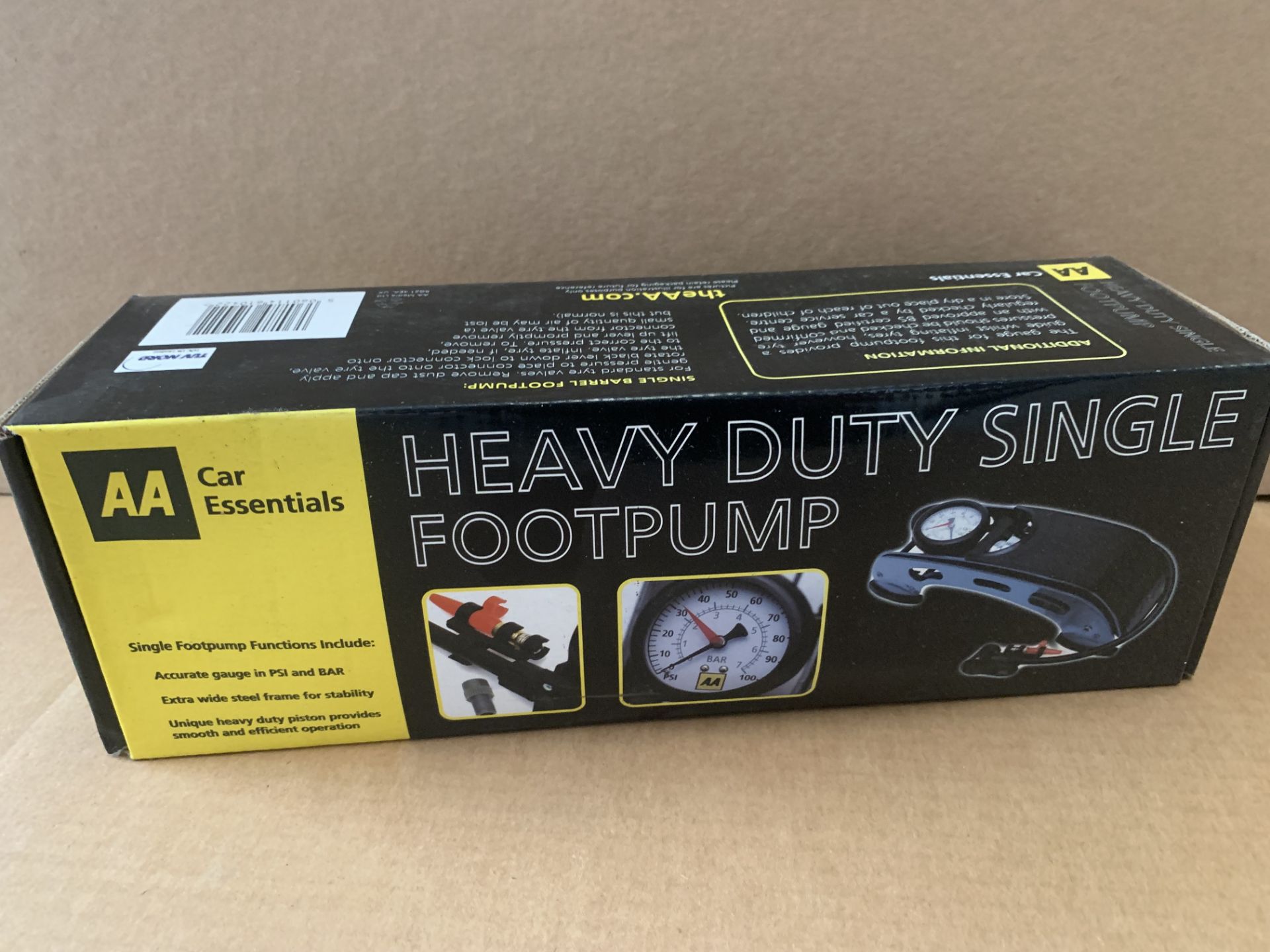 14 X BRAND NEW AA HEAVYDUTY SINGLE FOOTPUMPS