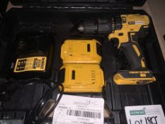 DEWALT DCD778 18V 4.0AH LI-ION XR BRUSHLESS CORDLESS COMBI DRILL COMES WITH 2 X BATTERIES, CHARGER &