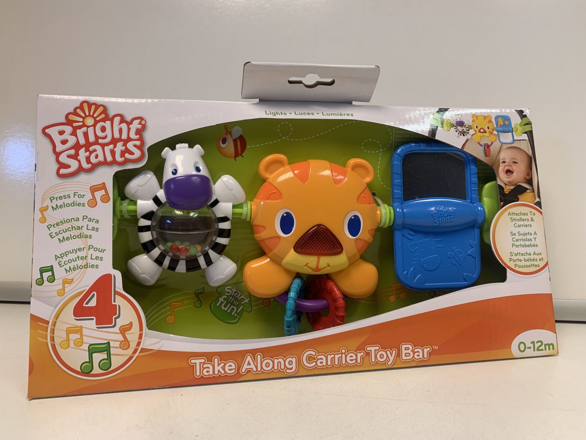 22 X BRIGHT STARS TAKE ALONG CARRIER TOY BAR