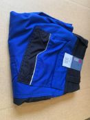 12 X BRAND NEW DICKIES PRO ROYAL BLUE/BLACK SHORTS SIZE 48/33