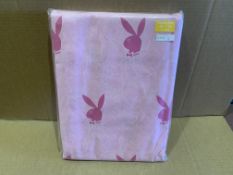 22 X BRAND NEW PINK PLAYBOY CURTAIN SETS 168 X 137CM