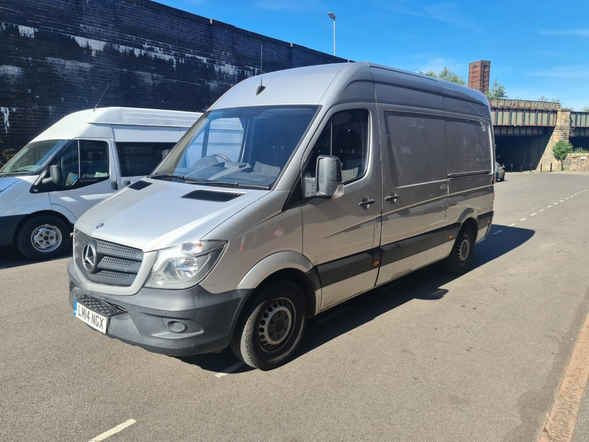 LM14NGX - 2014 MERCEDES BENZ SPRINTER 313CDI. SILVER. 109,583 MILES. MOT valid until 25 January - Image 6 of 9