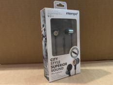 10 X BRAND NEW ITEMPO CITY SOUND SUPERIOR SOUND ALLOY EARPHONES