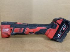 Milwaukee M18BMT-0 18V M18 Multi-Tool. COMES WITH BATTERY & CHARGER. UNCHECKED ITEM