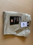 8 X BRAND NEW DICKIES REGULAR FIT FLAT FRONT WORK PANTS SIZE 44 X 30