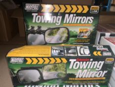 10 X BRAND NEW MAYPOLE EXTENSION TOWING MIRRORS IN VARIOUS SIZES