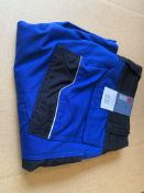 10 X BRAND NEW DICKIES PRO ROYAL BLUE/BLACK SHORTS SIZE 44/30/40