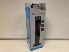 10 X NEW BOXED LARGE USB TOWER FAN. 2 X SPEEDS, USB POWERED. RRP £19.99 EACH